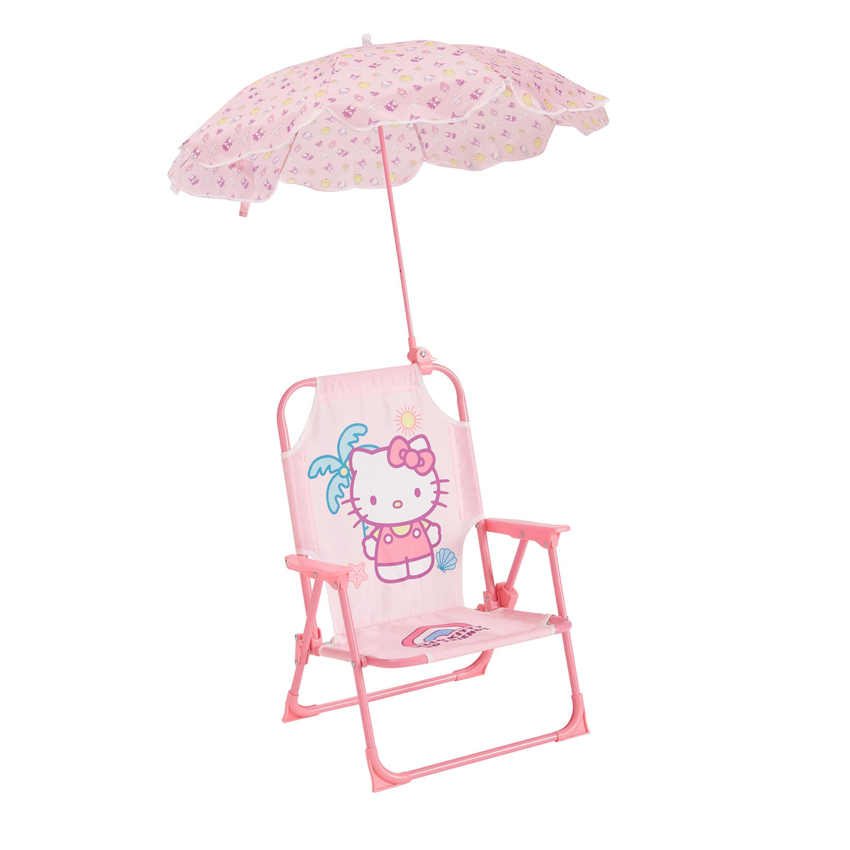 Idea Nuova Hello Kitty front view showing colorful seat and overall benefit of kid-friendly comfort