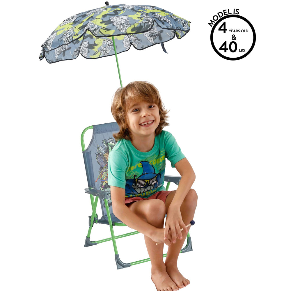 Idea Nuova TMNT next to a toy showing scale and child-size suitability