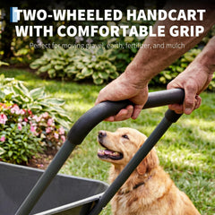 IDEALHOUSE built-in stand detail holding cart upright for safe loading and parking