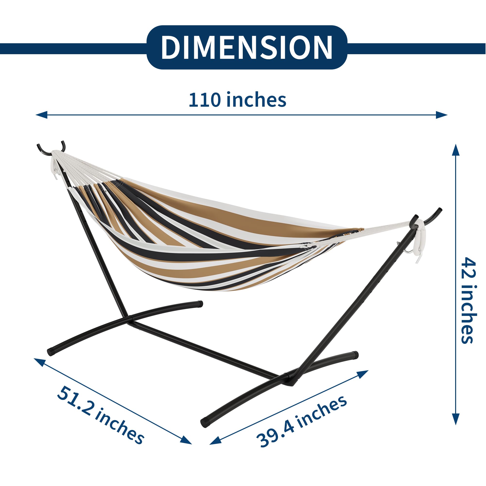 IDEALHOUSE hammock folded in carry bag for compact portable storage