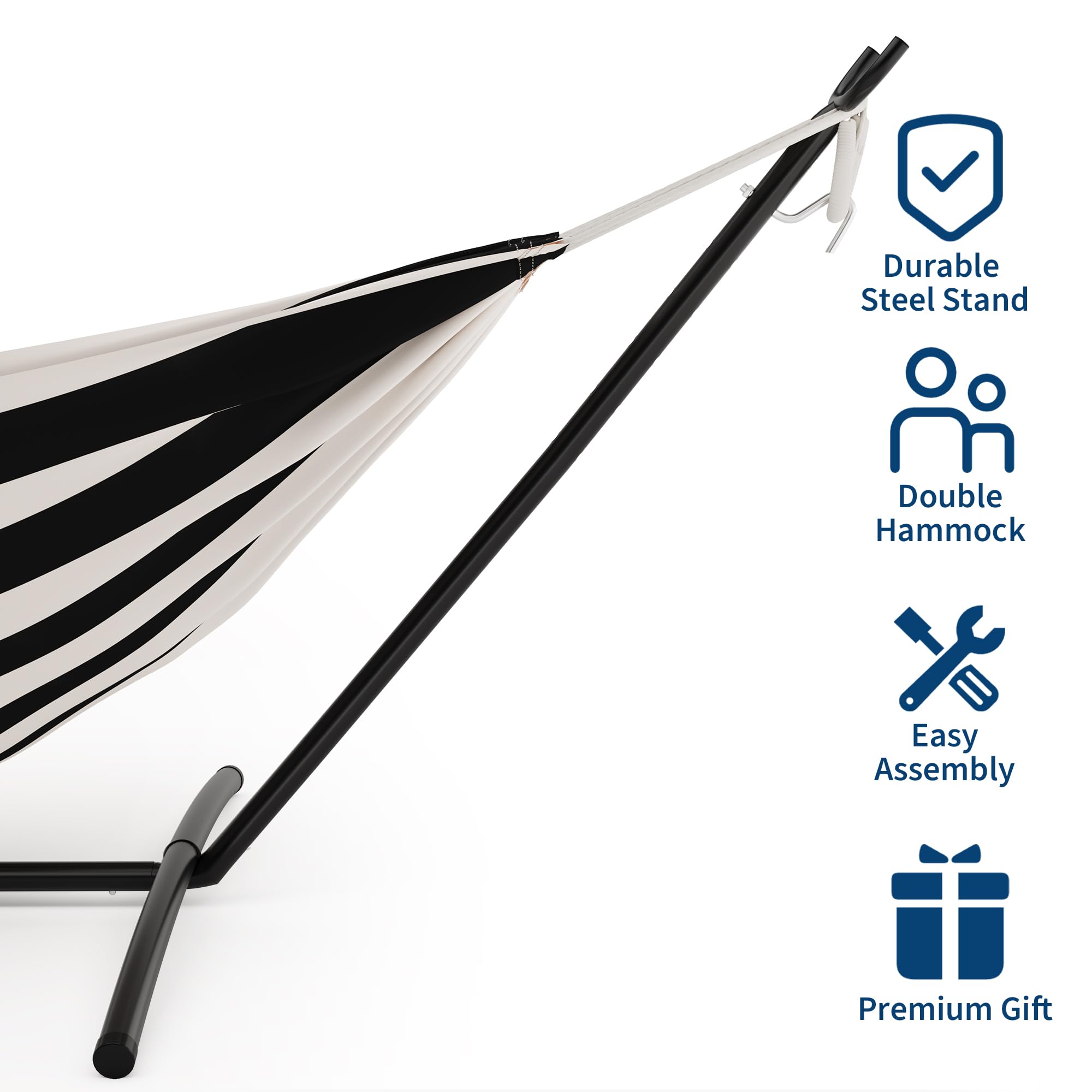 IDEALHOUSE hammock in backyard lifestyle scene offering portable relaxation