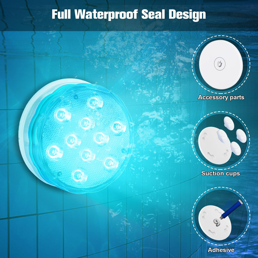 Idealife underwater color display demonstrating 25-color variety benefit