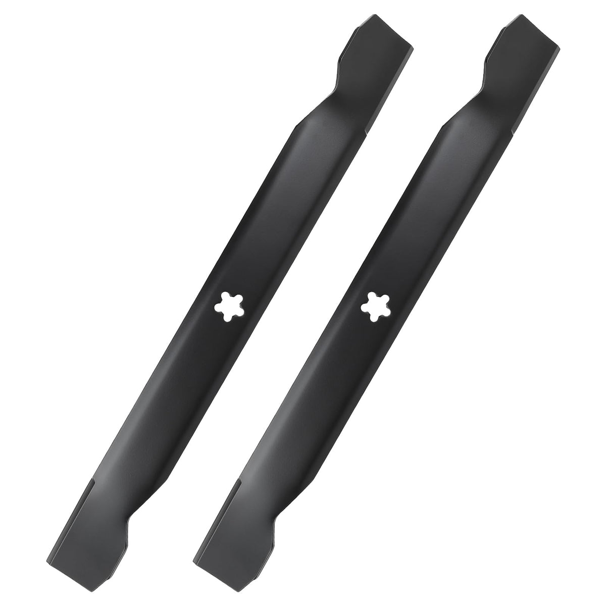 IDEASURE 138971 front view showing two replacement blades and label benefits