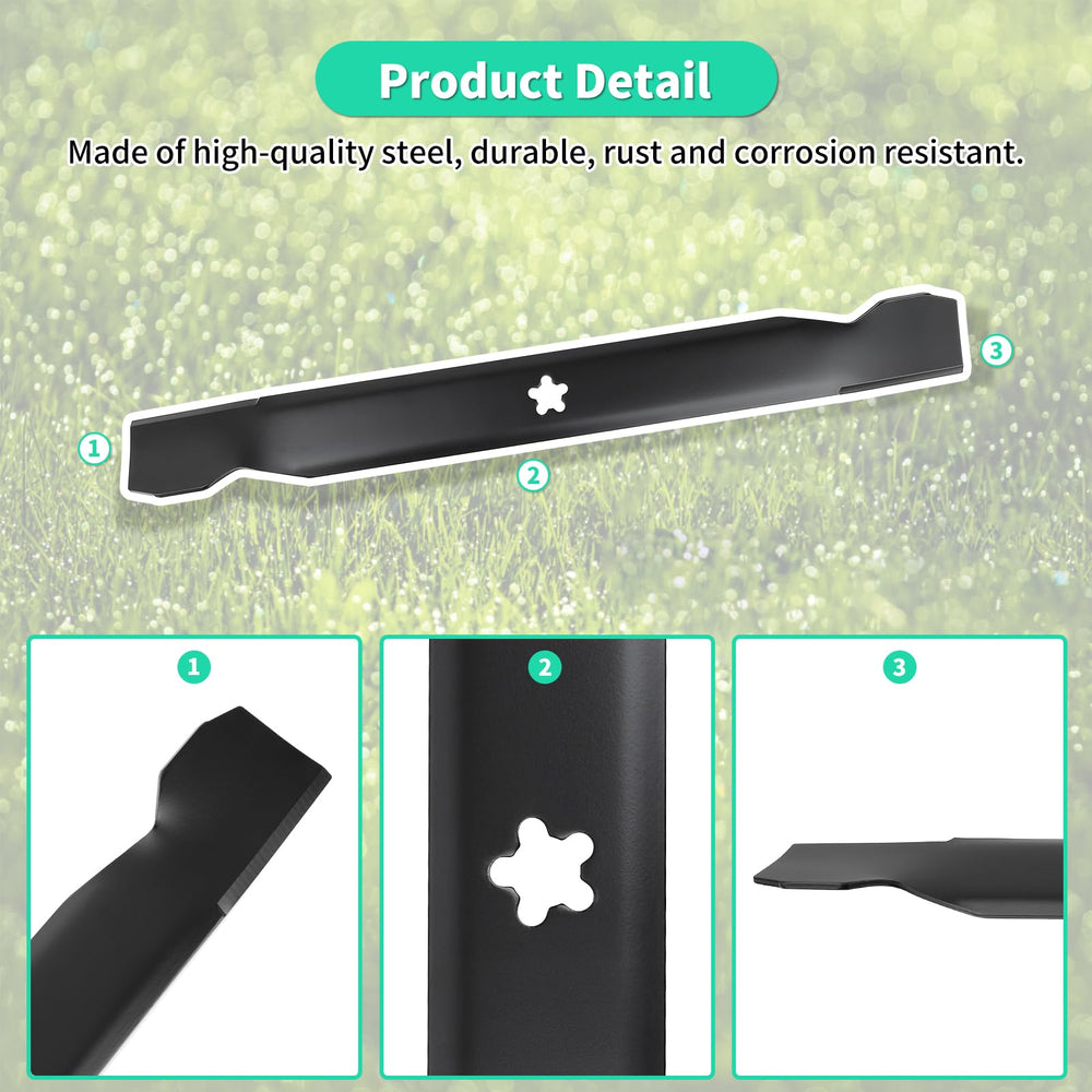 IDEASURE 138971 five-point star center hole detail for secure fit