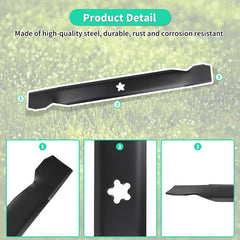 IDEASURE 138971 five-point star center hole detail for secure fit