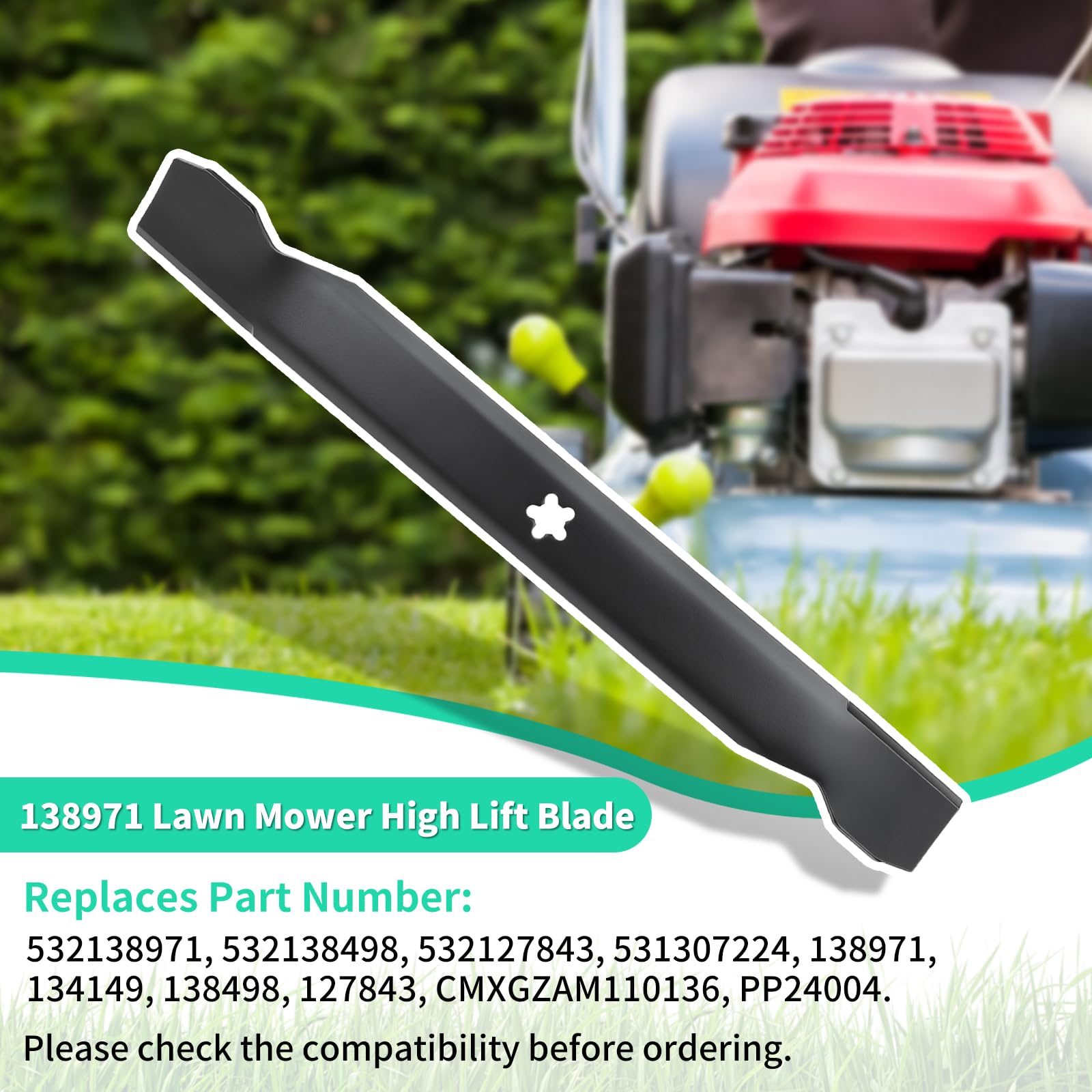 IDEASURE 138971 blades next to ruler showing 21-inch length and fit