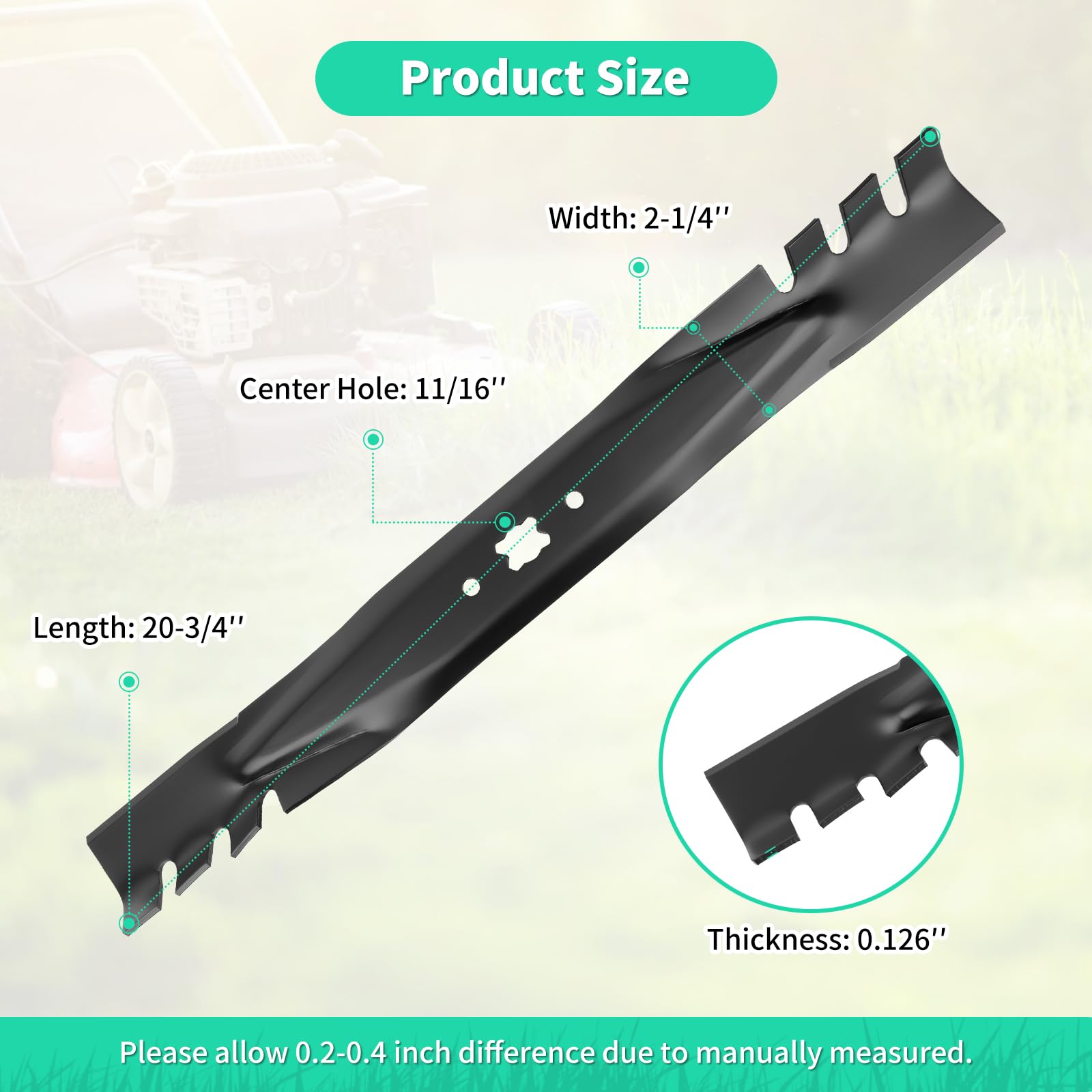 IDEASURE blade close-up cutting edge illustrating sharpness and cleaner cuts