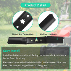 IDEASURE blade next to measuring tape demonstrating correct 18-5/8 inch length