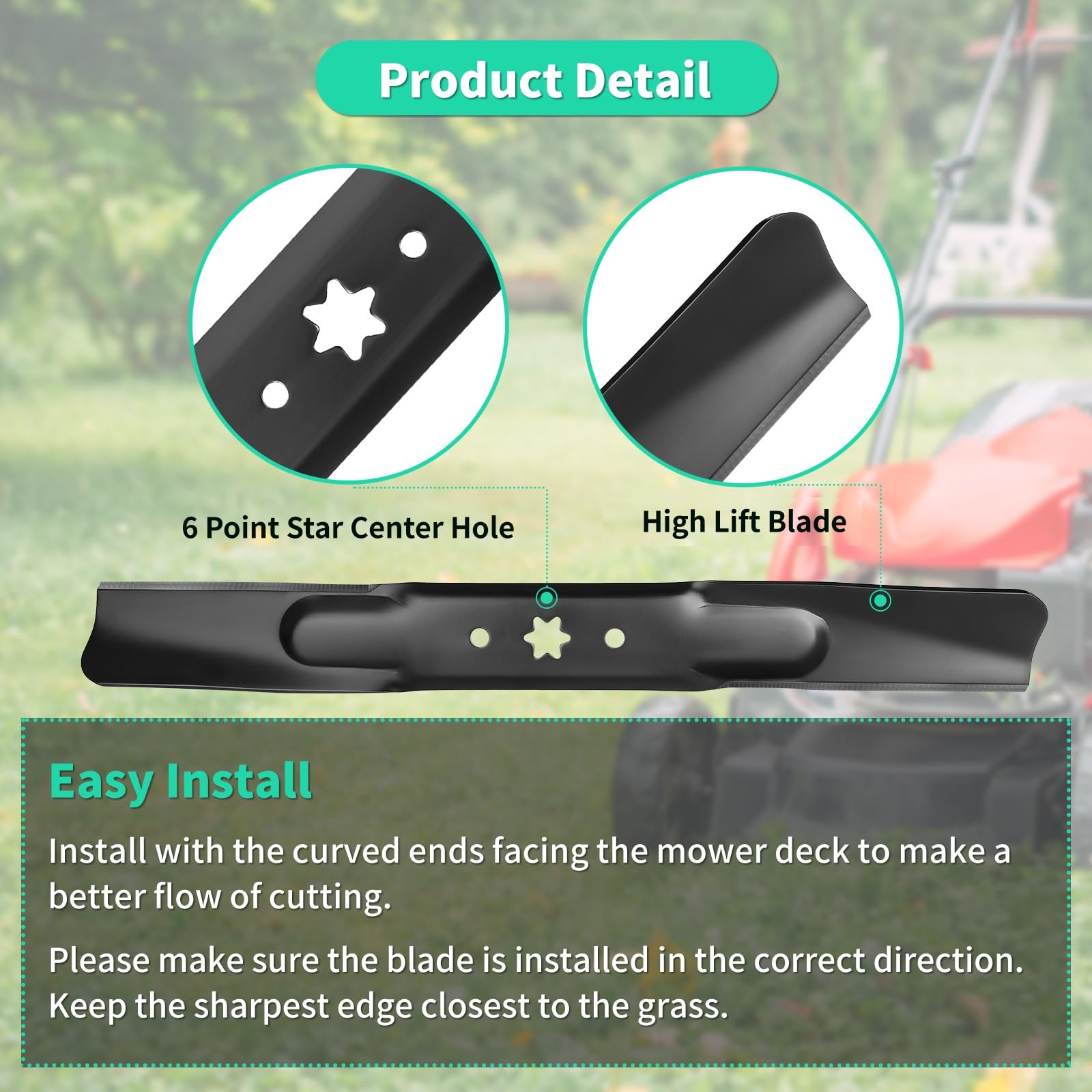 IDEASURE side profile showing high-lift curve for improved bagging benefit