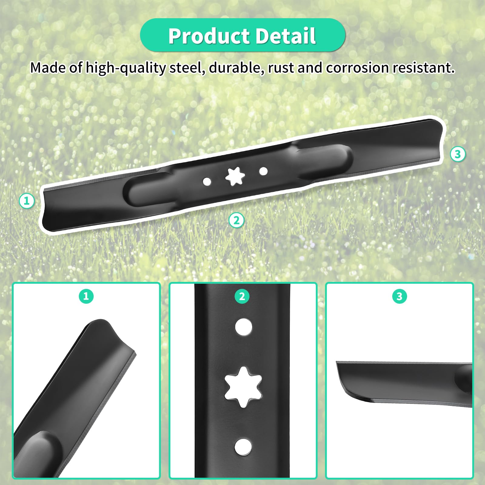 IDEASURE six-point star center hole detail for easy OEM fit benefit