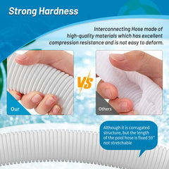 IDEASURE stainless-steel hose clamp and screw close-up showing corrosion resistance benefit