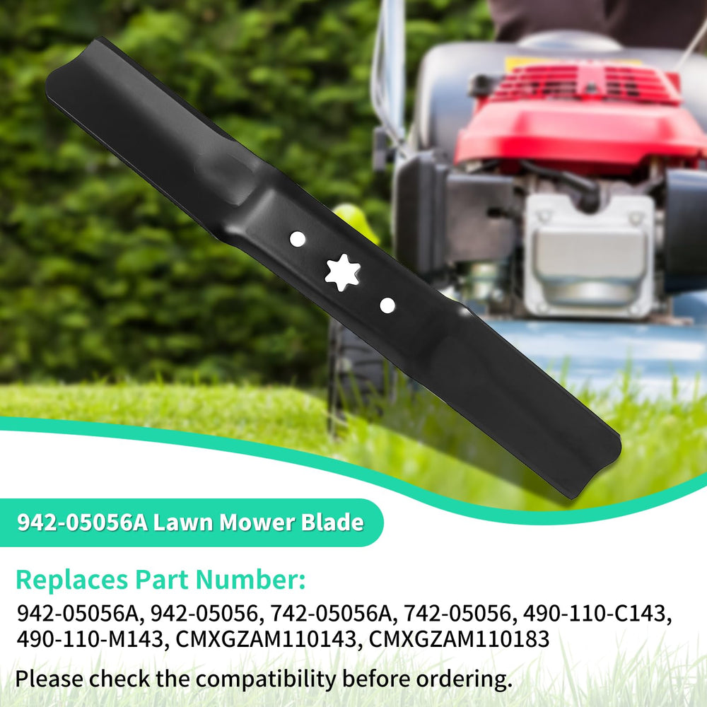 IDEASURE blade fitted on riding mower deck showing improved cutting performance