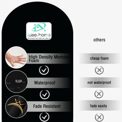 idee-home attachment ties securing cushion to bench for stable seating and wind protection