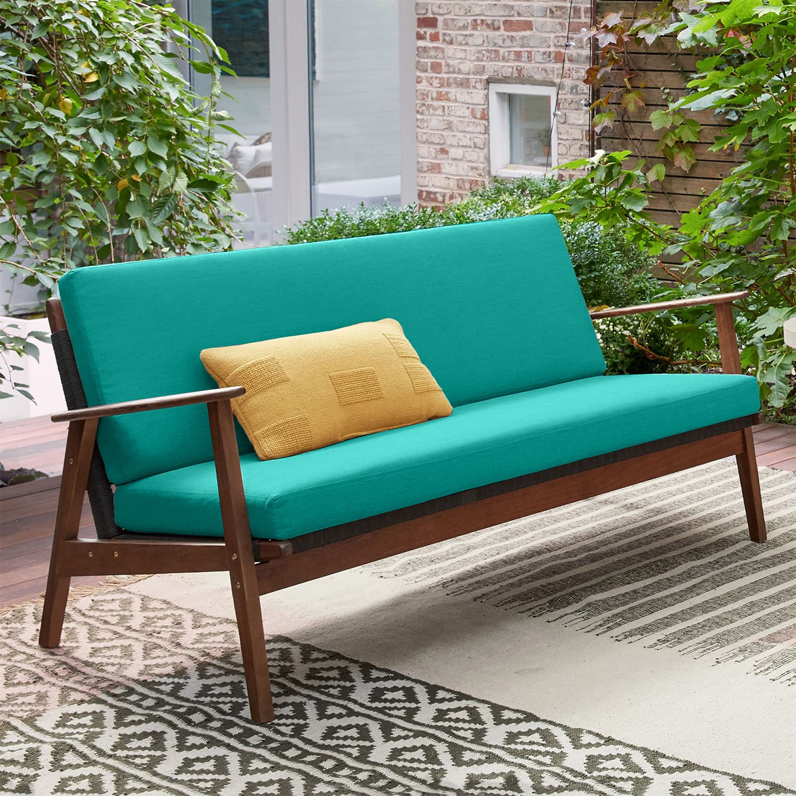 idee-home bench cushion lineup showing color variations to match decor