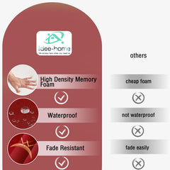 idee-home hidden zipper open for easy cover removal and washing