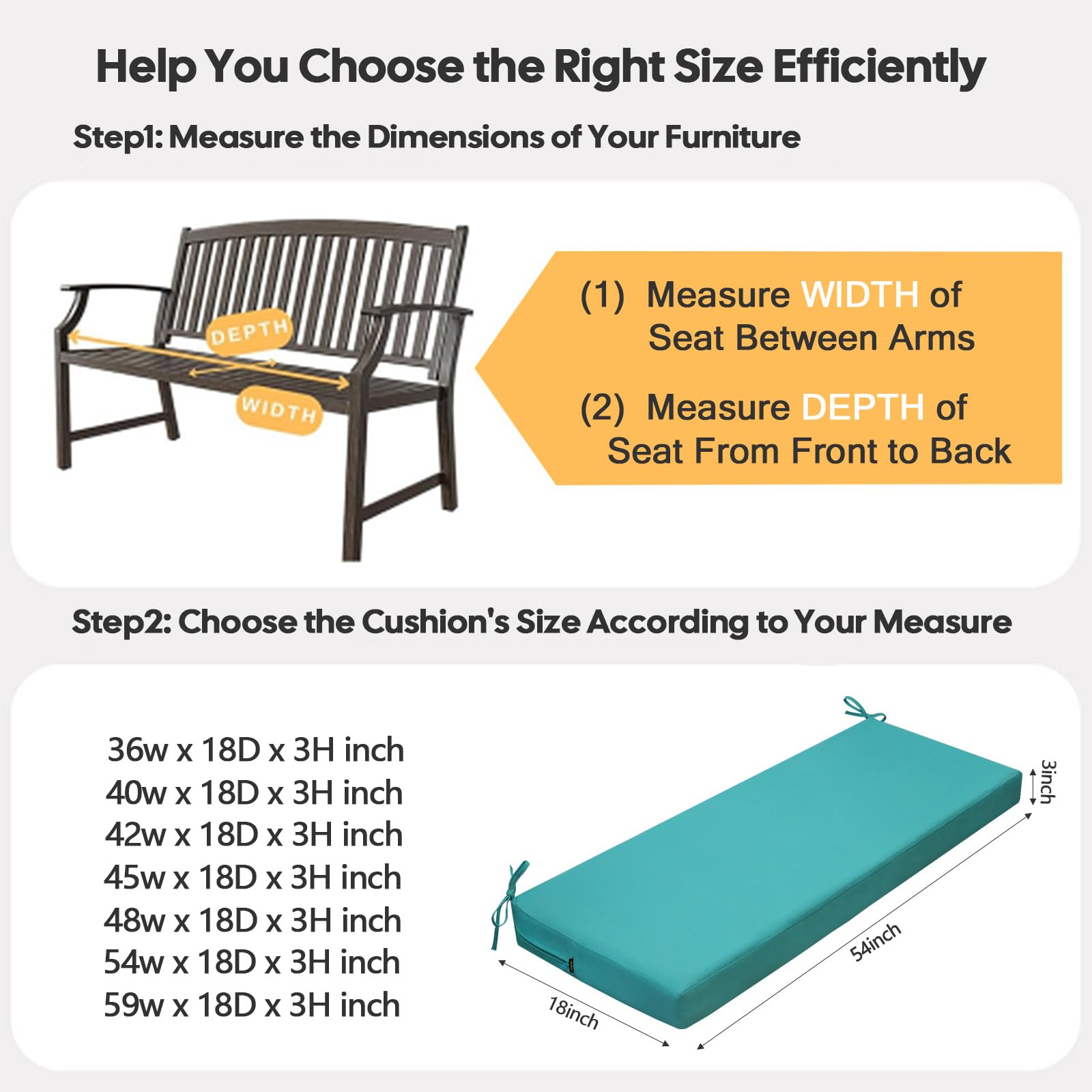 idee-home bench cushion on porch lifestyle scene adding color and outdoor style