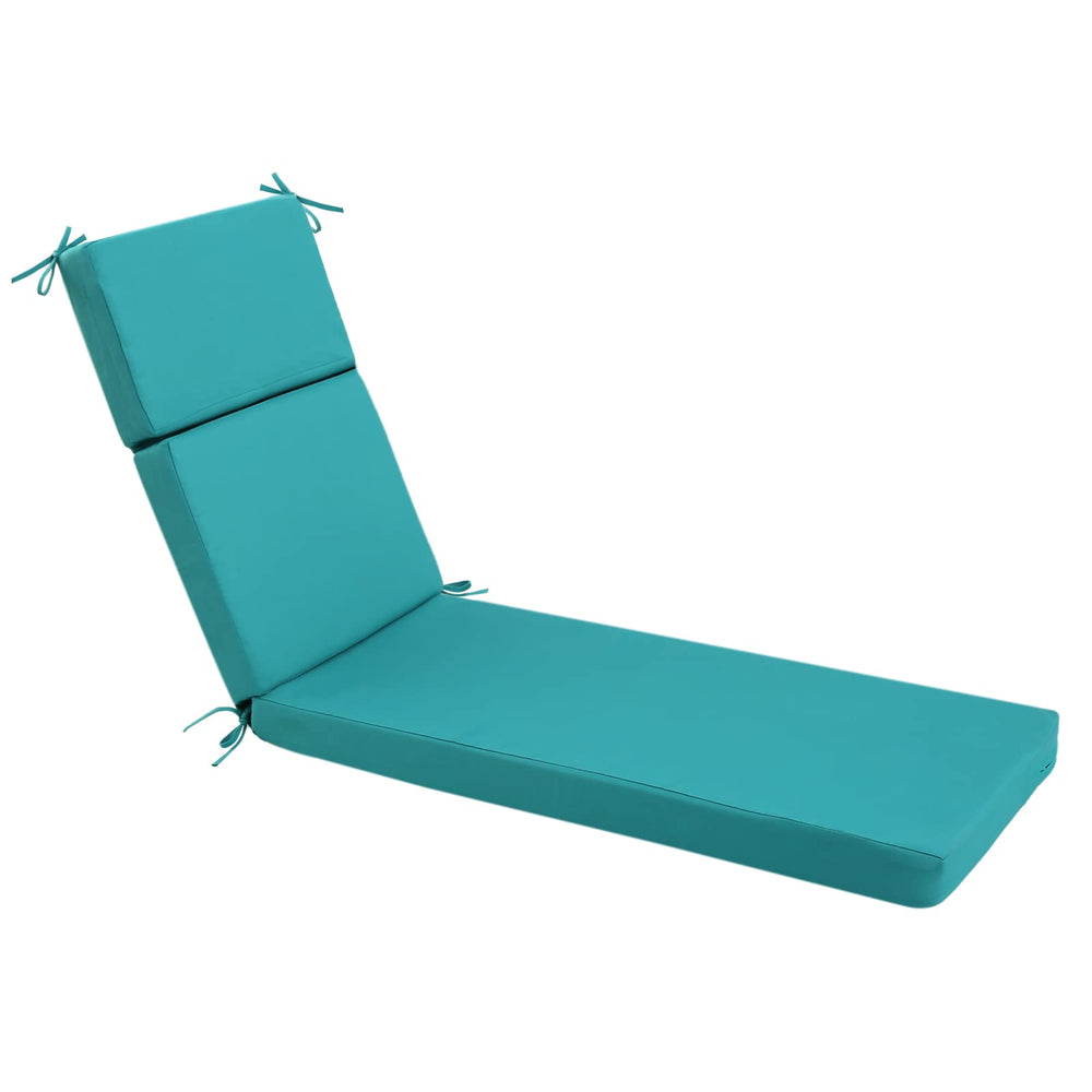 idee-home front view of replacement chaise lounge cushion, upgraded comfort