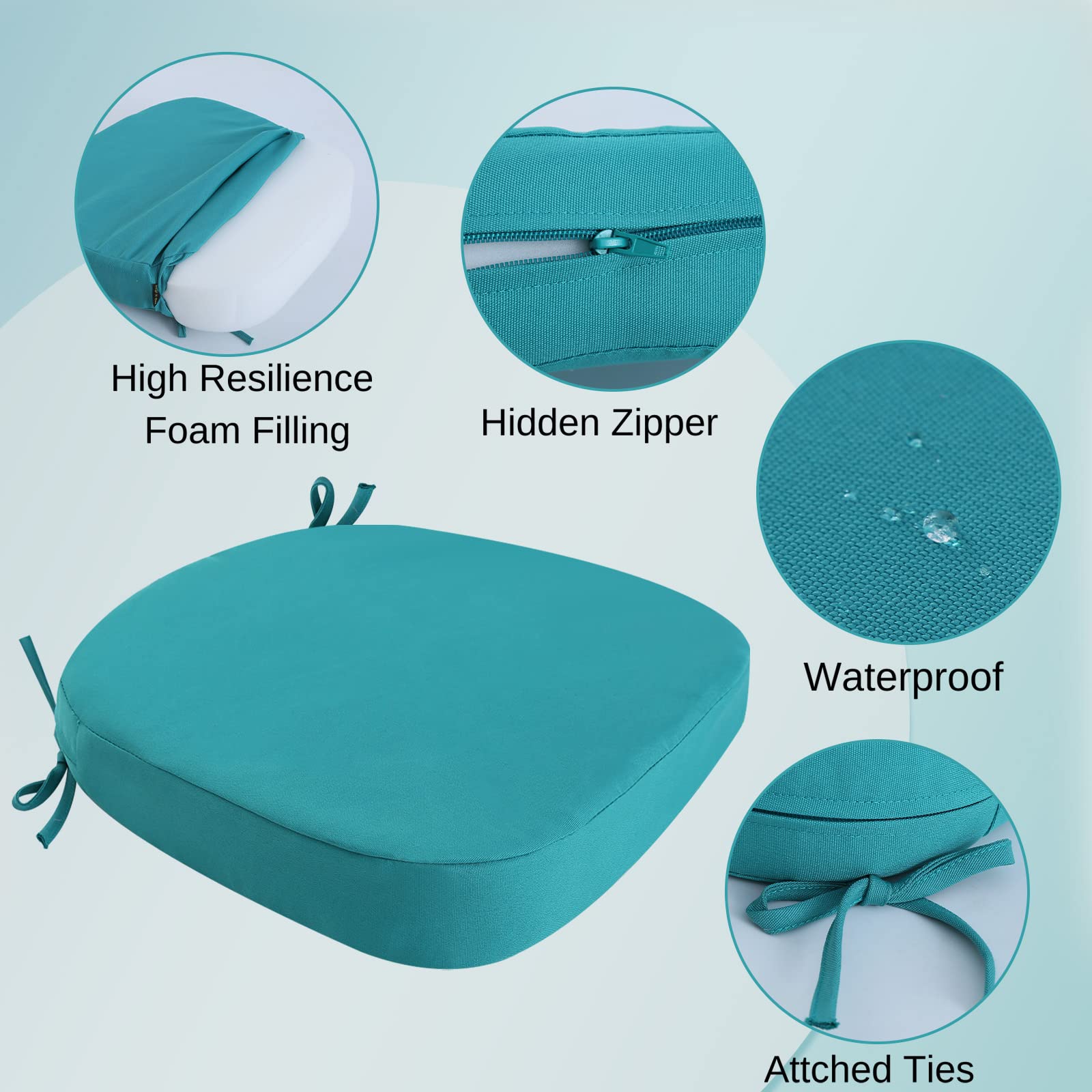 idee-home close-up of foam cross-section showing supportive thickness