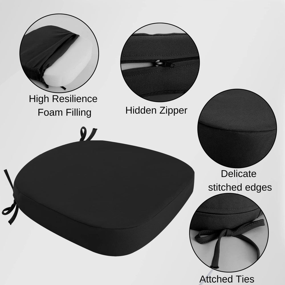 idee-home close-up of the 3-inch foam core showing supportive cushion profile