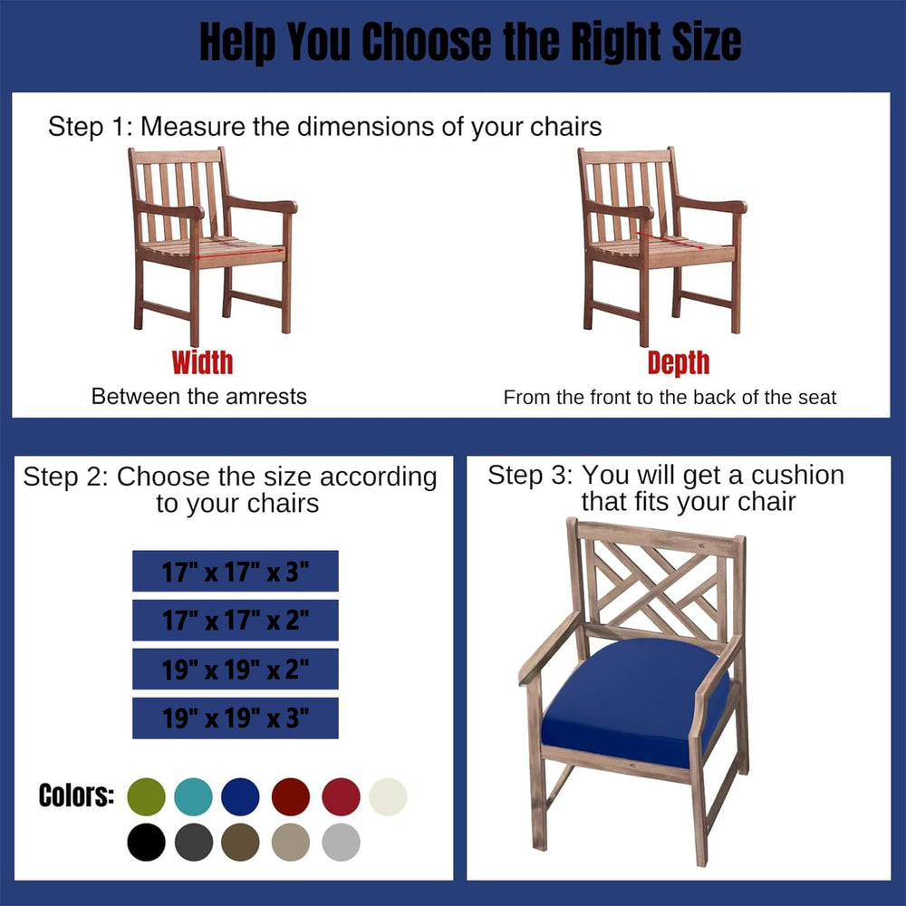 idee-home cushion on bistro chair in garden illustrating improved seating comfort benefit