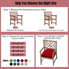 idee-home image of attached ties and double-stitched edges keeping cushions secure