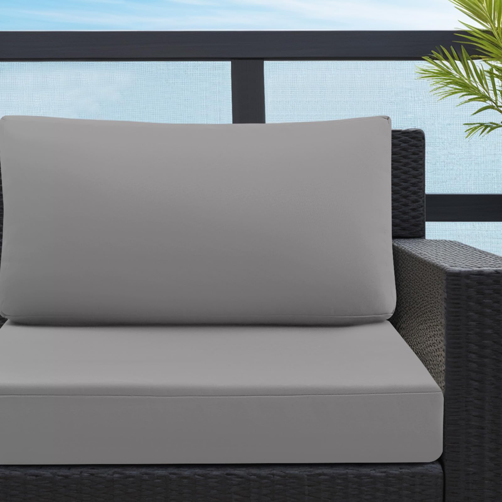 idee-home foam cross-section reveals 4-inch support for comfortable seating