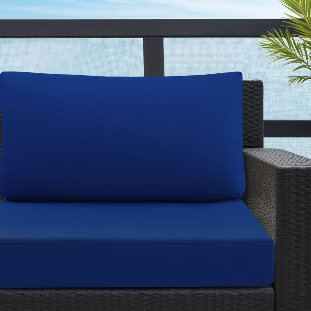 idee-home folded cushions stored compactly for easy offseason storage
