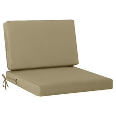 idee-home front view of cushion pair showing neat outdoor finish and comfort