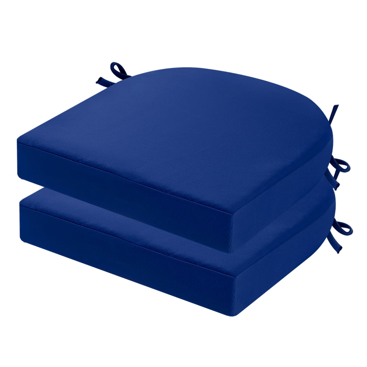 idee-home front view of two cushions showing color and size, enhances outdoor decor