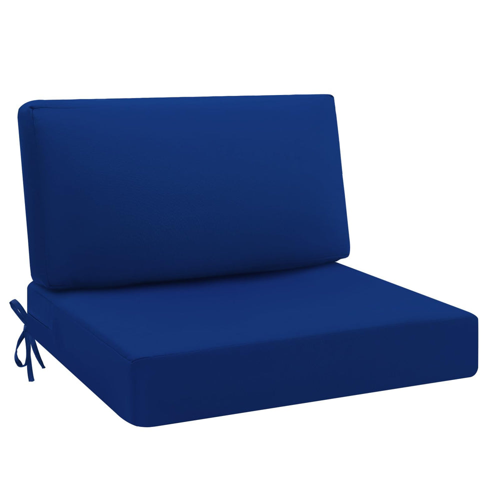idee-home front view of cushion set showing neat fit and style benefit