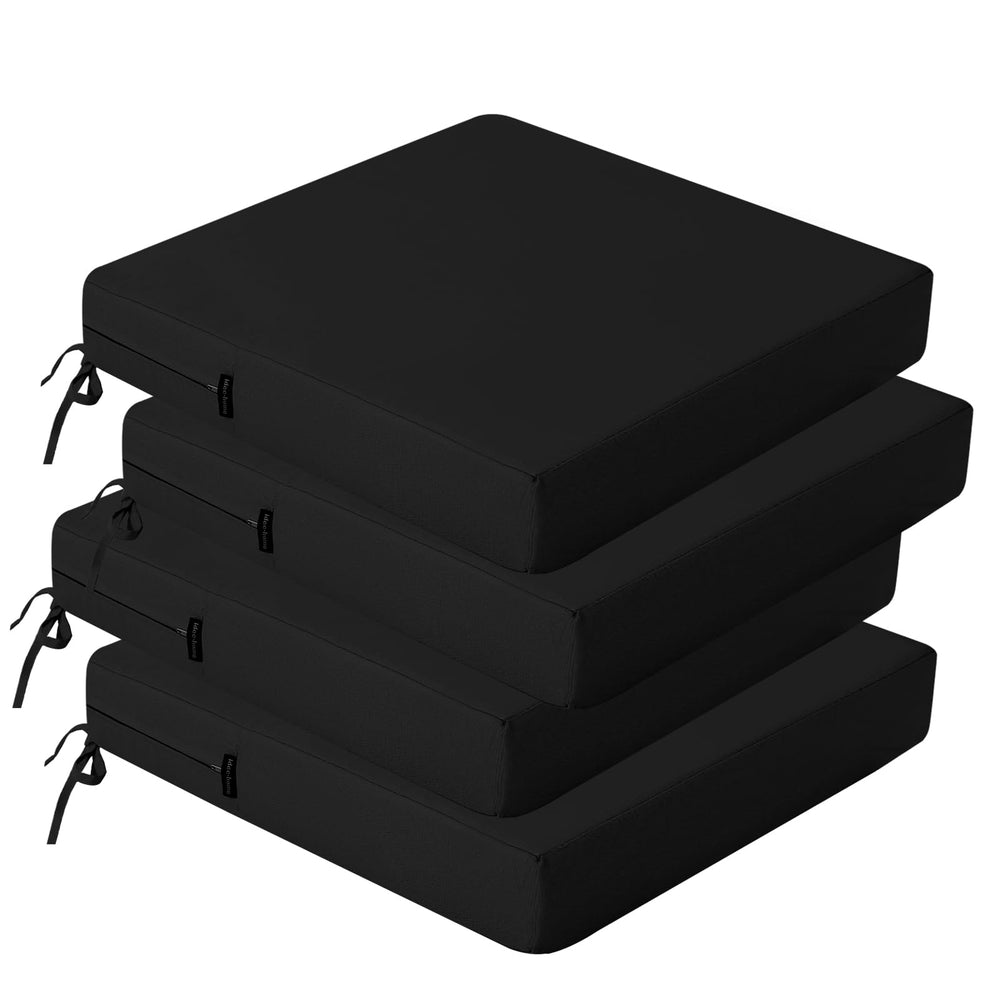 idee-home front view of four cushions showing clean design and comfort