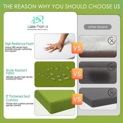idee-home hidden zipper and removable cover enabling easy cleaning