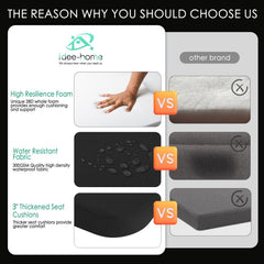 idee-home hidden zipper detail for quick removal and easy cleaning benefit