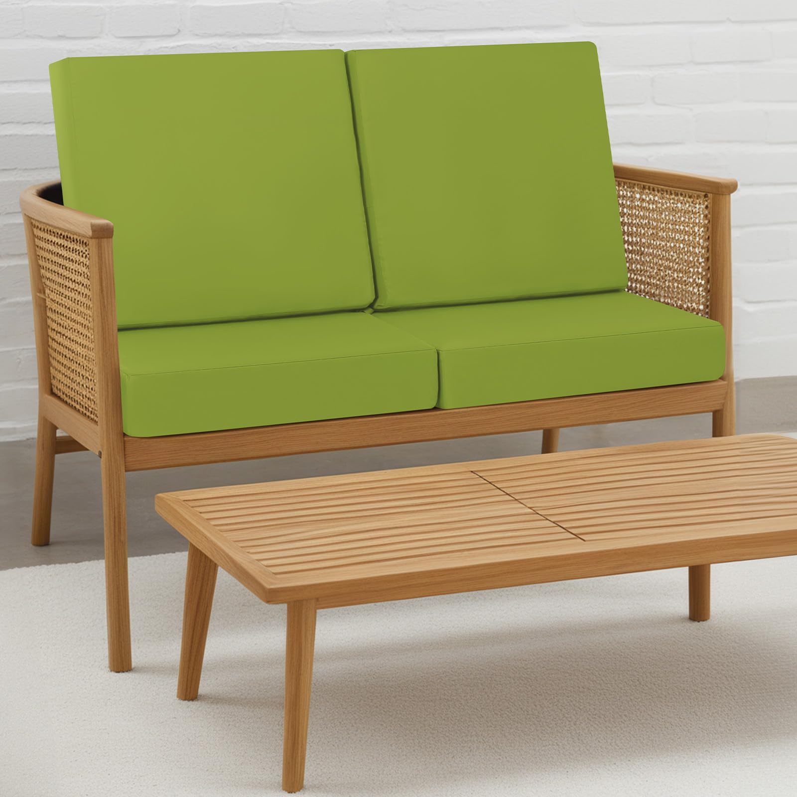 idee-home cushions on patio during breakfast creating cozy seating