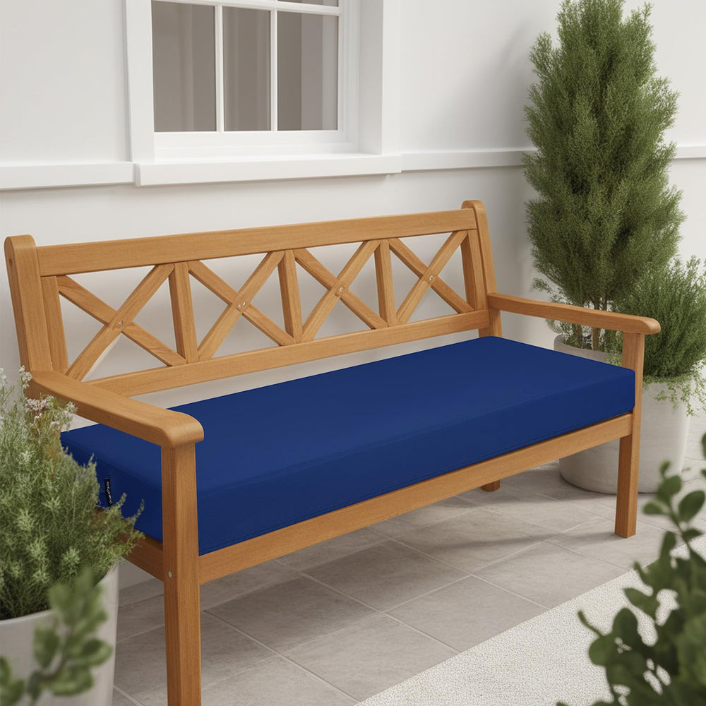 idee-home cushion on patio scene demonstrating stylish, weather-ready seating