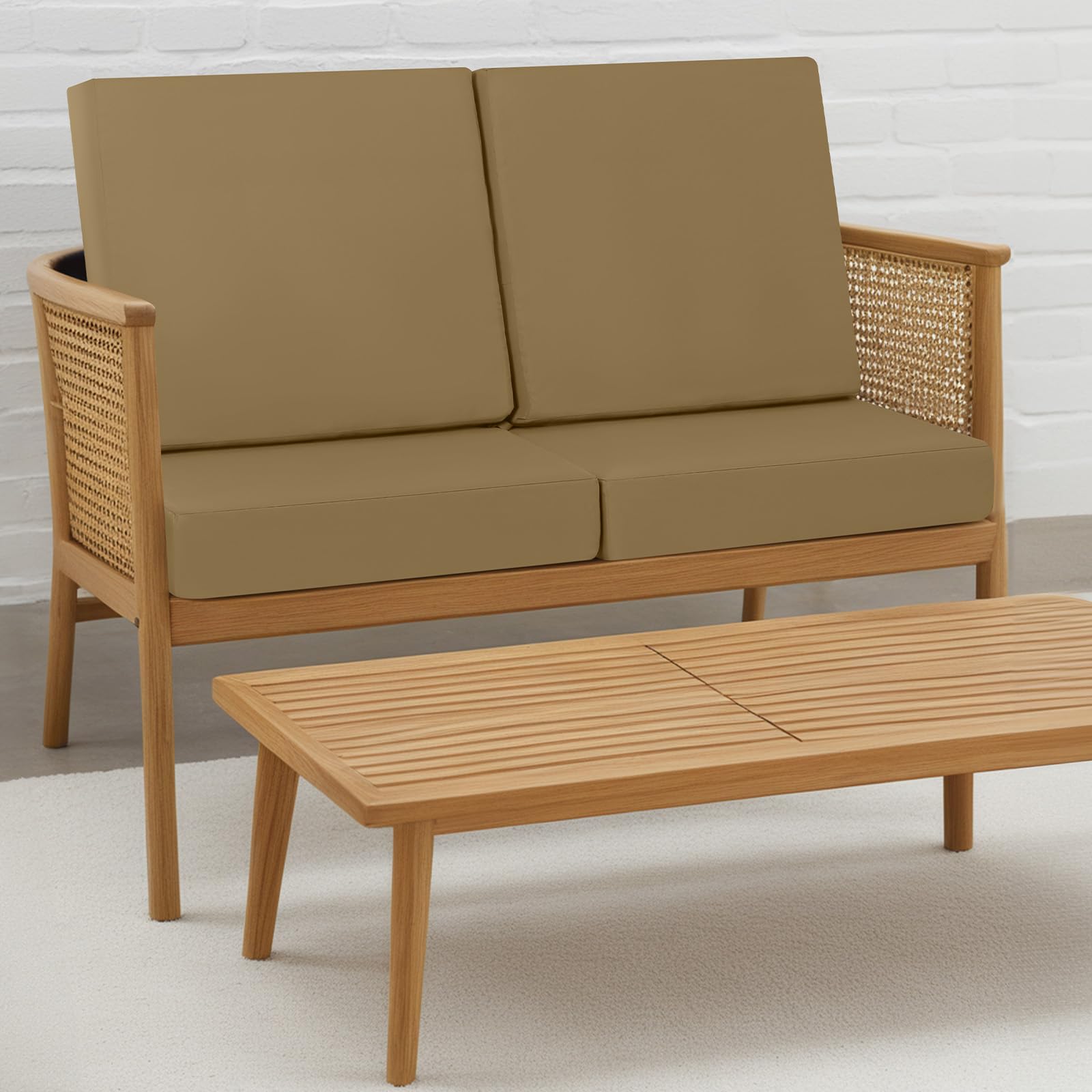idee-home cushions on patio table set creating an inviting outdoor scene