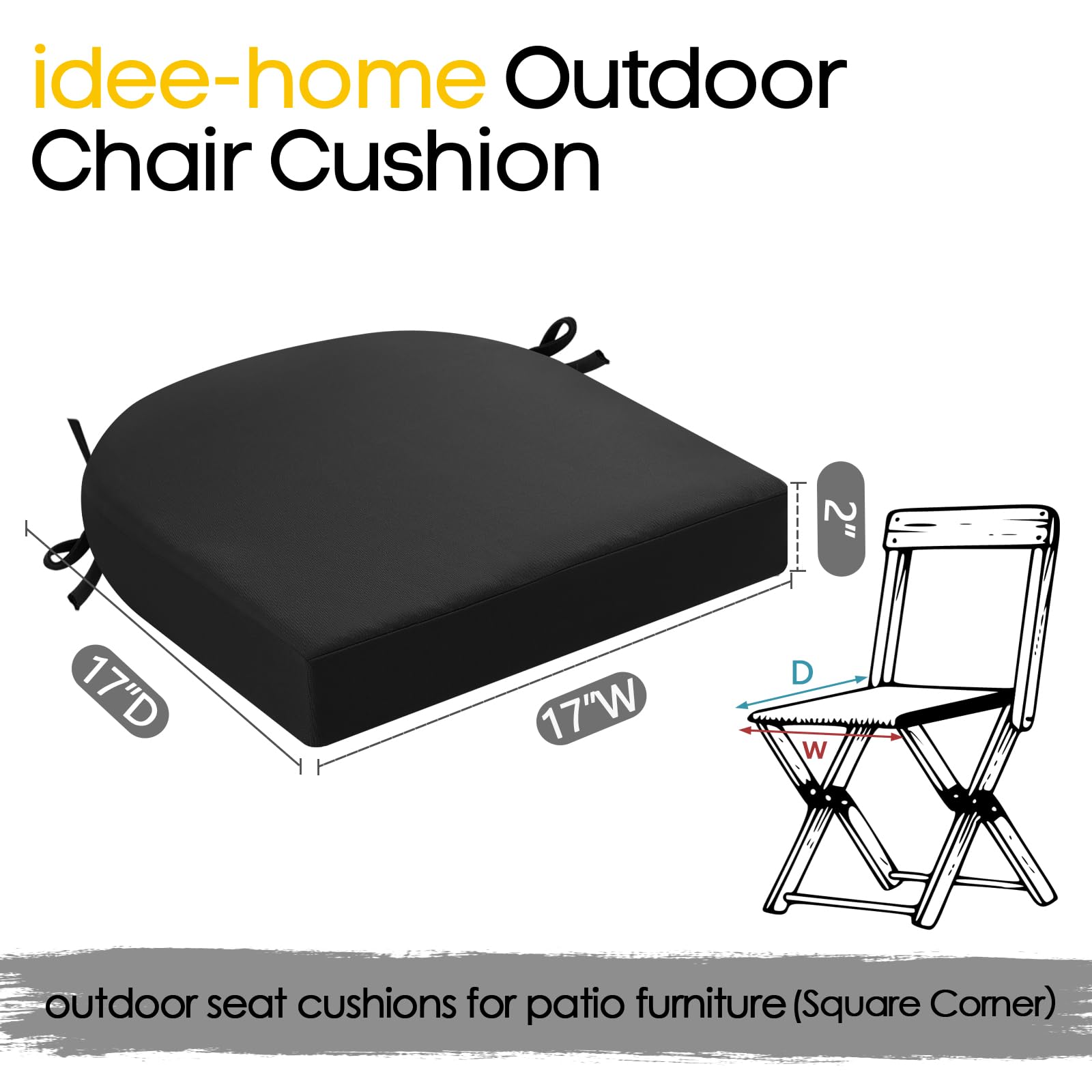 idee-home two cushions on a patio setting illustrating stylish outdoor seating upgrade