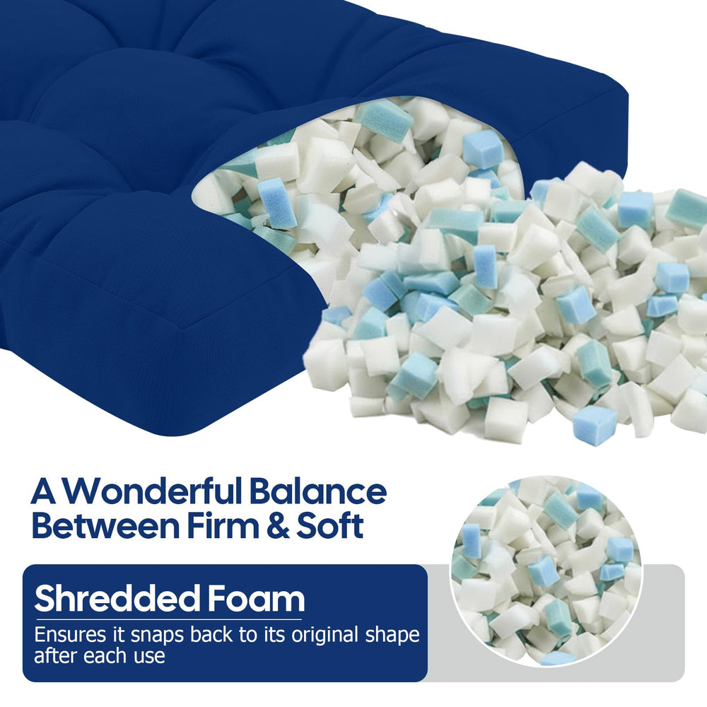 idee-home vacuum-packed cushion being unpacked to show easy expansion