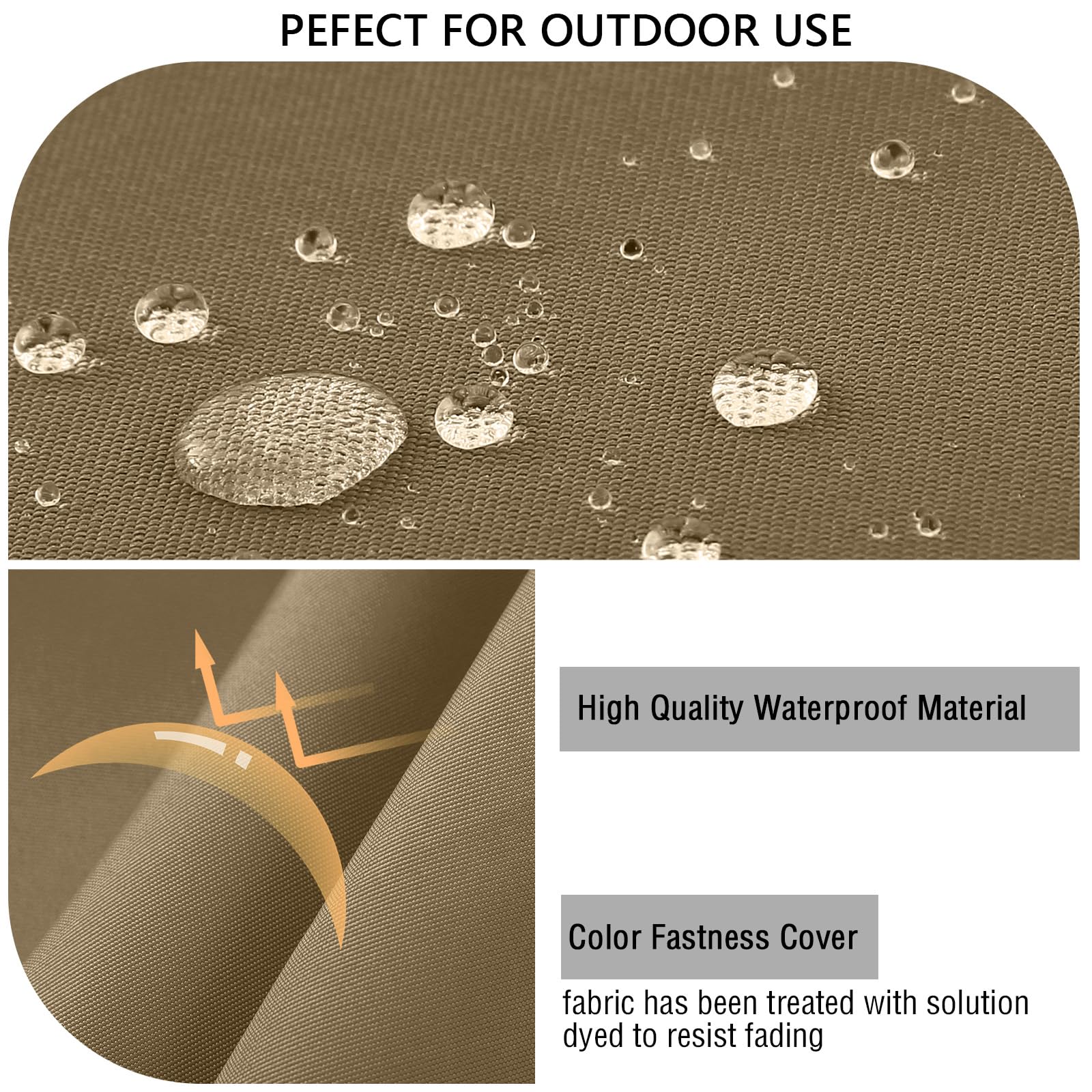 idee-home single seat cushion installed on patio chair for instant comfort