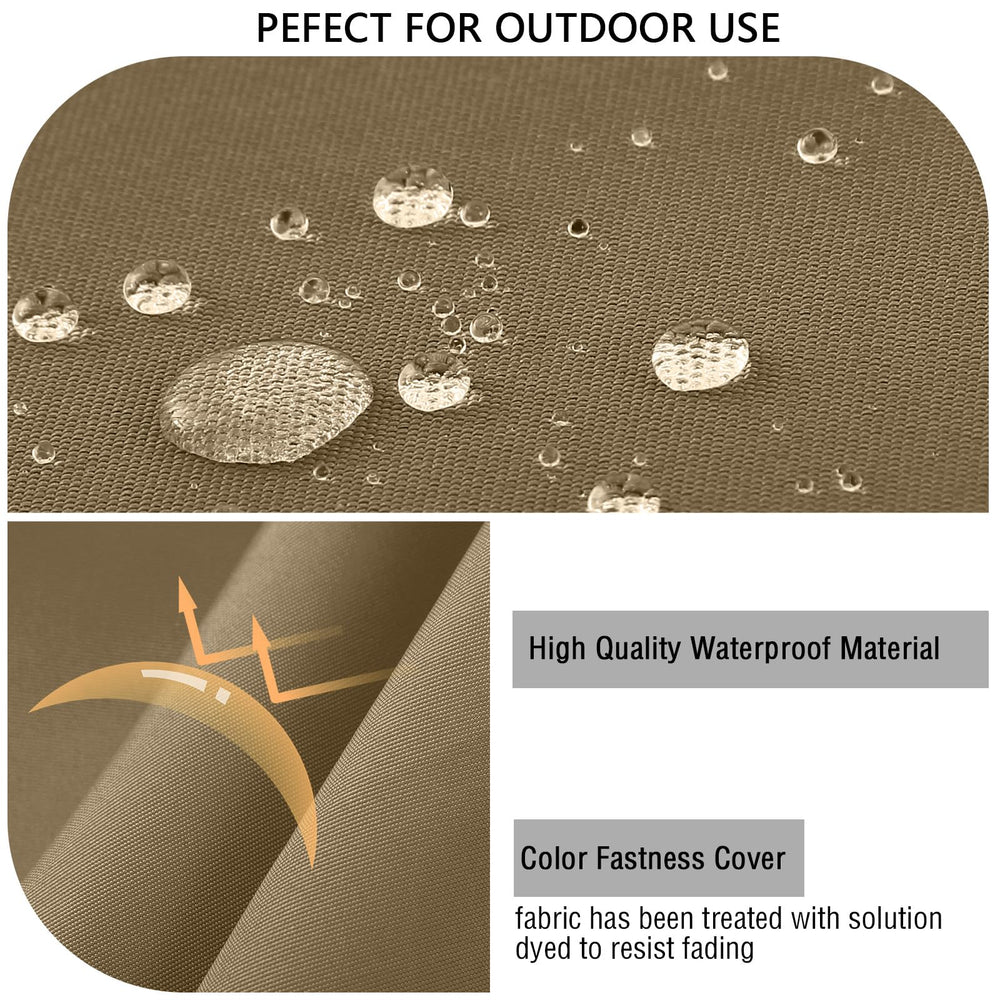 idee-home single seat cushion installed on patio chair for instant comfort