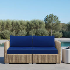 idee-home seat foam cross-section showing 4 inch support and fast rebound