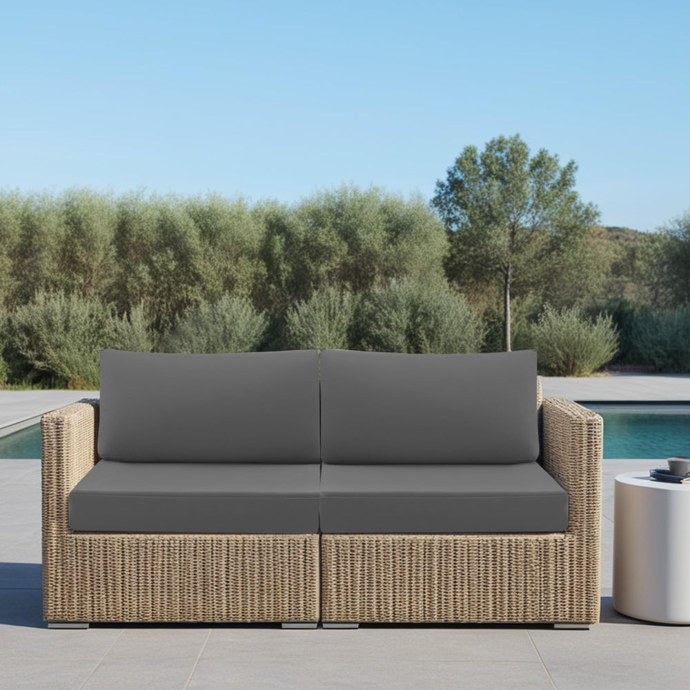 idee-home cutaway of 4-inch medium-firm seat foam showing support