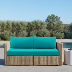 idee-home cutaway of 5-inch medium-firm seat foam showing supportive rebound