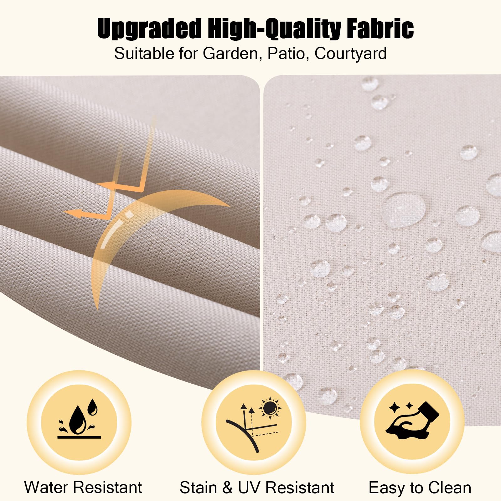 idee-home shredded-foam back cushion detail offering conforming lumbar comfort