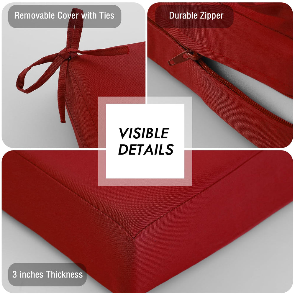 idee-home cushion beside ruler illustrating correct sizing