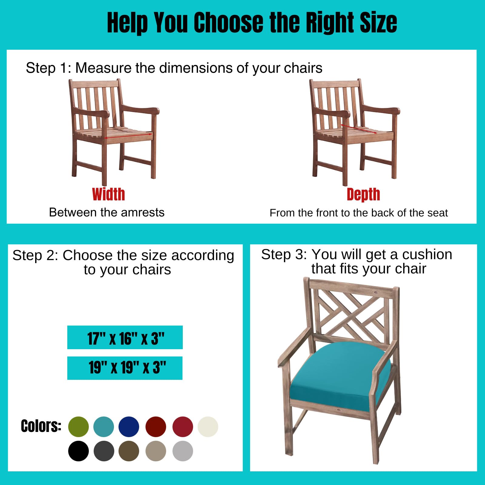 idee-home tie attachment close-up shows secure fastening to chairs benefit