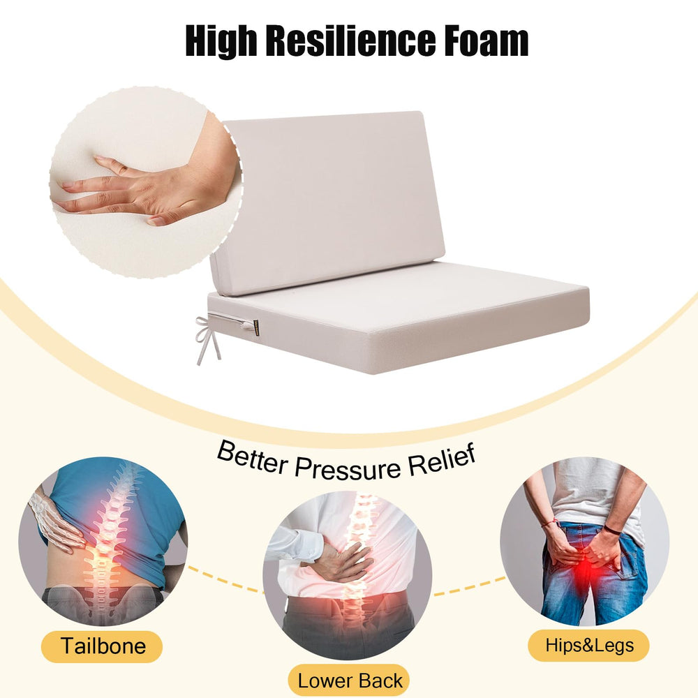 idee-home ties and hidden zipper detail keeping cushions secure and easy-care