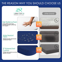 idee-home zipper and fabric texture showing removable cover for easy cleaning
