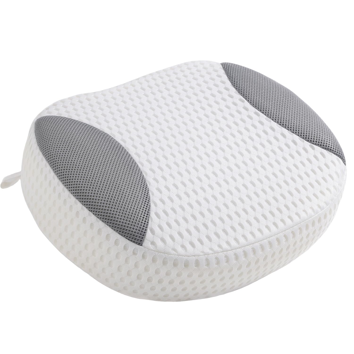 Idle Hippo front view of booster seat showing ergonomic shape and elevated comfort