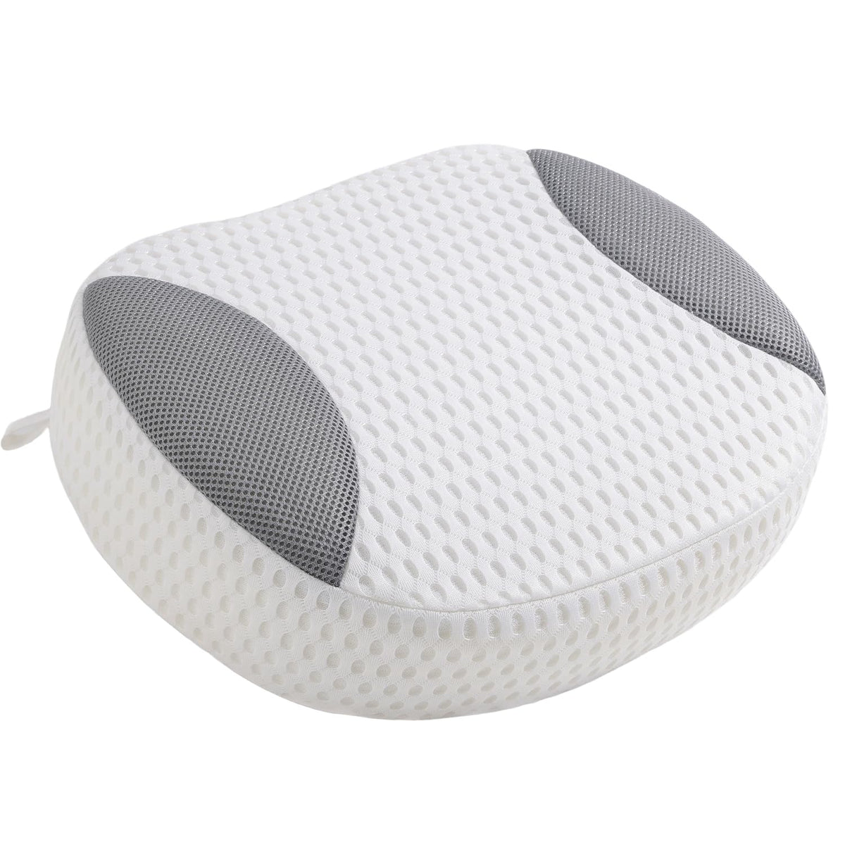 Idle Hippo front view of booster seat showing ergonomic shape and elevated comfort
